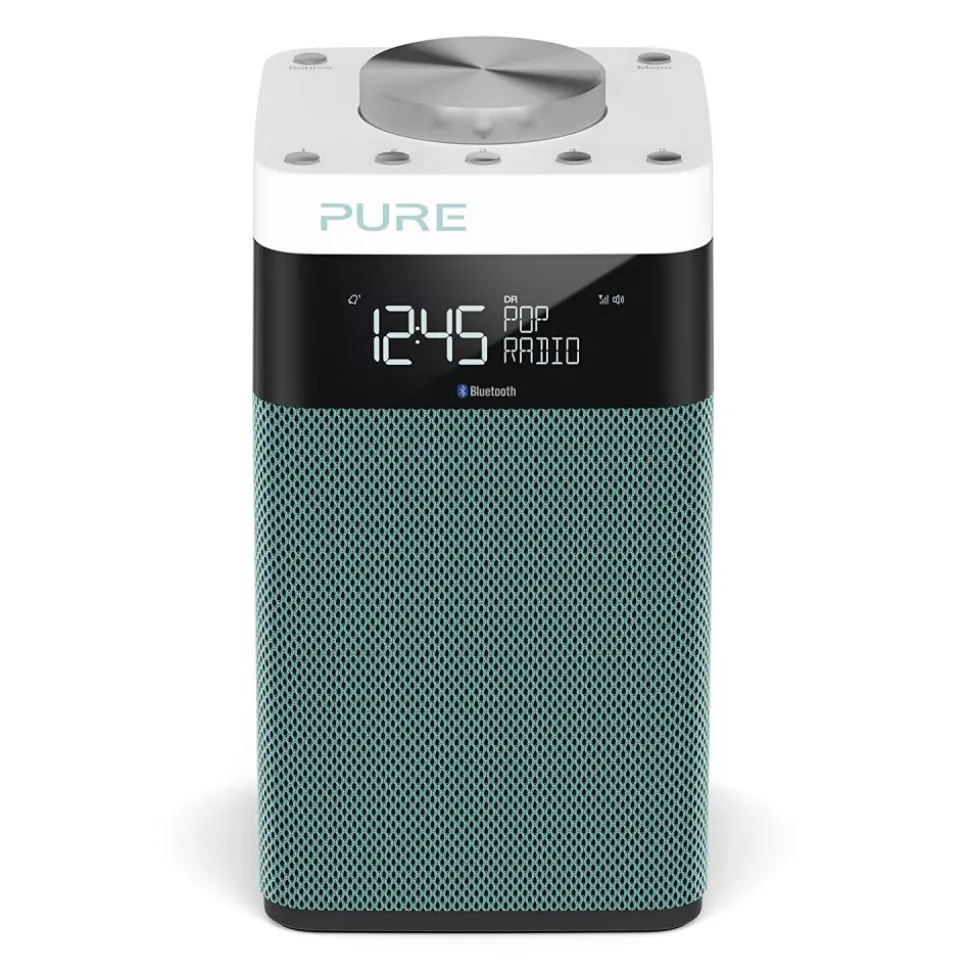 Pure - Pop Midi S - Mint - Compact and Portable DAB/DAB+/FM Radio with Bluetooth - High Quality Digital Radio - Avvenice