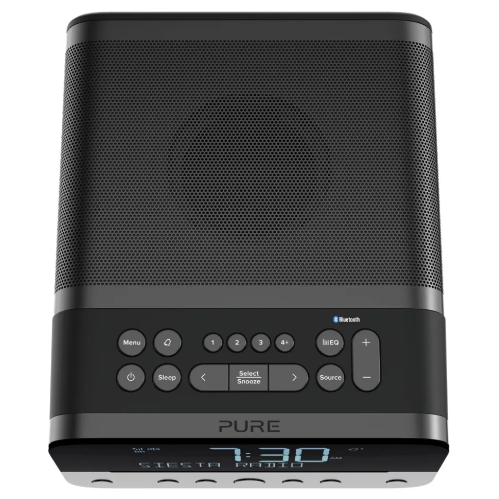 Pure - Siesta Home - Graphite - Premium Compact Music System - DAB+/FM/CD Player/Bluetooth - High Quality Digital Radio - Avvenice