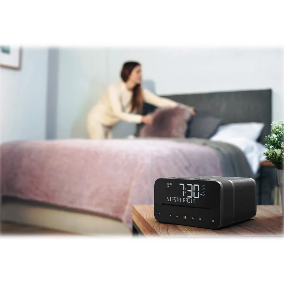 Pure - Siesta Home - Graphite - Premium Compact Music System - DAB+/FM/CD Player/Bluetooth - High Quality Digital Radio - Avvenice
