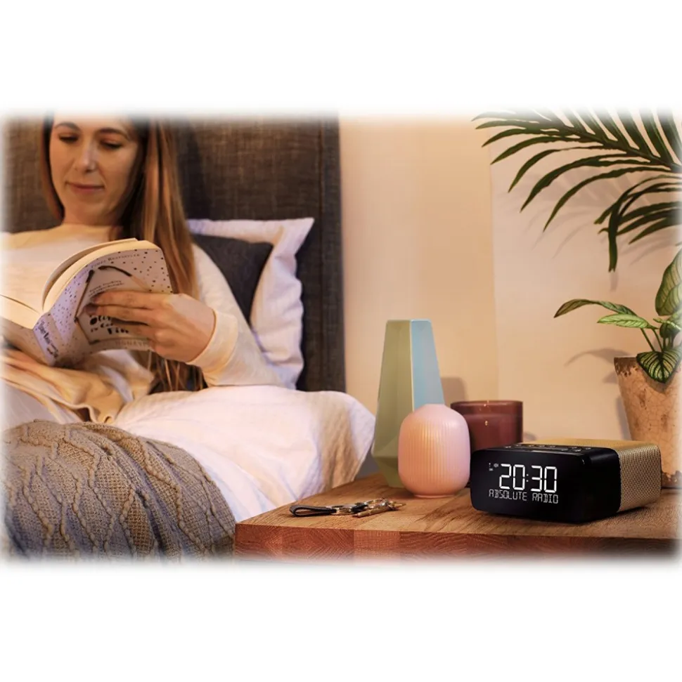Pure - Siesta Rise S - Gold - Bedside DAB+/FM Alarm Clock Radio with Bluetooth - High Quality Digital Radio - Avvenice