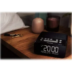 Pure - Siesta Rise S - Graphite - Bedside DAB+/FM Alarm Clock Radio with Bluetooth - High Quality Digital Radio - Avvenice