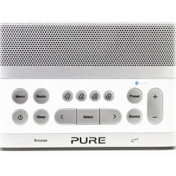 Pure - Siesta S6 - Polar - Premium DAB+/FM Alarm Clock Radio with Bluetooth and CrystalVue+ - High Quality Digital Radio - Avvenice