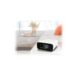 Pure - Siesta S2 - White - Digital and FM Alarm Clock Radio with CrystalVue Display - High Quality Digital Radio - Avvenice