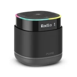 Pure - StreamR - Charcoal - Portable Smart Radio with Bluetooth and One-Touch Alexa - High Quality Digital Radio - Avvenice