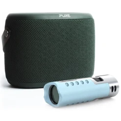 Pure - Woodland Explorer Pack - Miami Blue - Mobile Speaker - High Quality Digital Radio - Avvenice