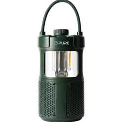 Pure - Woodland Glow - Waterproof Outdoor Speaker with Led Lamp - High Quality Digital Radio - Avvenice