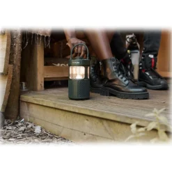 Pure - Woodland Glow - Waterproof Outdoor Speaker with Led Lamp - High Quality Digital Radio - Avvenice