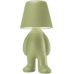 Qeeboo - Bigger Brother Lamp - Green Khaki - Qeeboo Lamp by Stefano Giovannoni - Lighting - Home - Avvenice