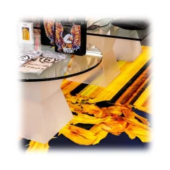 Qeeboo - Carpet Glitch Yellow Rectangular - Rectangular - Qeeboo Carpet by Richard Hutten - Furnishing - Home - Avvenice