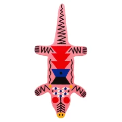 Qeeboo - Carpet Oggian Crocopink L (Shaped) - Qeeboo Carpet by Marco Oggian - Furnishing - Home - Avvenice