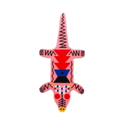 Qeeboo - Carpet Oggian Crocopink M (Shaped) - Qeeboo Carpet by Marco Oggian - Furnishing - Home - Avvenice