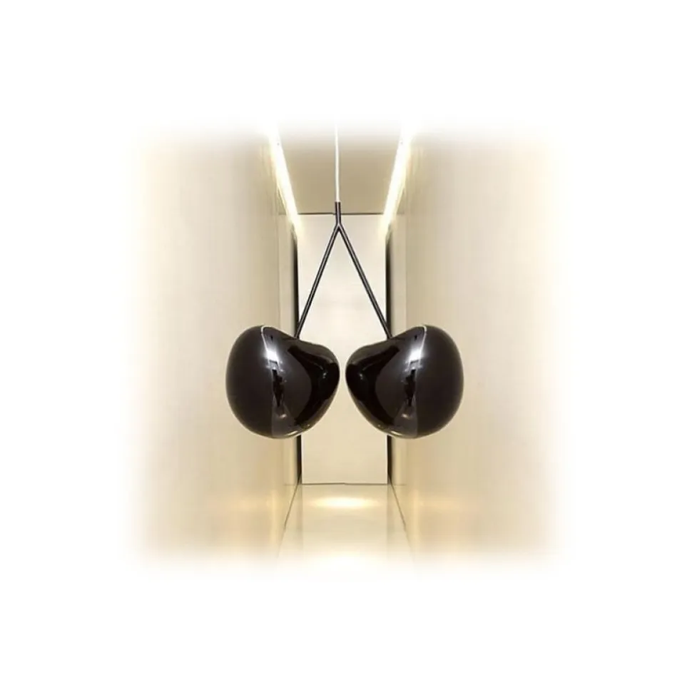 Qeeboo - Cherry Lamp - Black - Qeeboo Lamp by Nika Zupanc - Lighting - Home - Avvenice