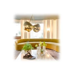 Qeeboo - Cherry Lamp Metal Finish - Gold - Qeeboo Lamp by Nika Zupanc - Lighting - Home - Avvenice