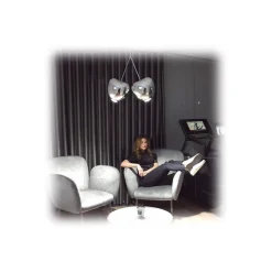 Qeeboo - Cherry Lamp Metal Finish - Gold - Qeeboo Lamp by Nika Zupanc - Lighting - Home - Avvenice