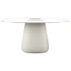 Qeeboo - Cobble Table 160 HPL Bucket - White Warm - Qeeboo Table by Elisa Giovannoni - Furnishing - Home - Avvenice