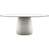 Qeeboo - Cobble Table Top 190 cm HPL - Warm White Black Stratified - Qeeboo Table by Elisa Giovannoni - Furnishing - Home - Avvenice