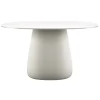 Qeeboo - Cobble Table Top 135 cm HPL - White Warm - Qeeboo Table by Elisa Giovannoni - Furnishing - Home - Avvenice
