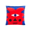 Qeeboo - Cushion Oggian Red Palm (45x45cm) - Qeeboo Pillow by Marco Oggian - Furnishing - Home - Avvenice