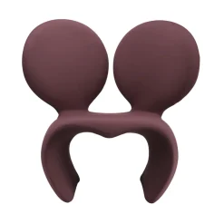 Qeeboo - Don’t F**K With The Mouse Armchair (Fabric) - Red - Qeeboo Armchair by Ron Arad - Furnishing - Home - Avvenice