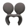 Qeeboo - Don’t F**K With The Mouse Armchair (Fabric) - Grey - Qeeboo Armchair by Ron Arad - Furnishing - Home - Avvenice