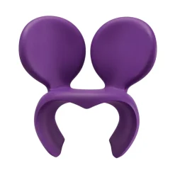 Qeeboo - Don’t F**K With The Mouse Armchair - Purple - Qeeboo Armchair by Ron Arad - Furnishing - Home - Avvenice
