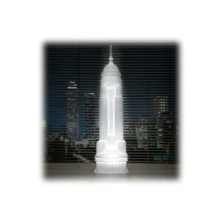 Qeeboo - Empire Lamp Metal Finish - Silver - Qeeboo Free Standing Lamp by Studio Job - Lighting - Home - Avvenice