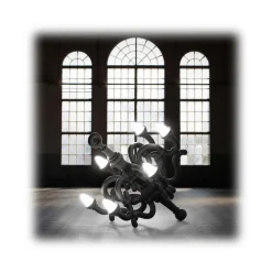 Qeeboo - Fallen Chandelier XL - Powder Pink - Qeeboo Chandelier by Studio Job - Lighting - Home - Avvenice