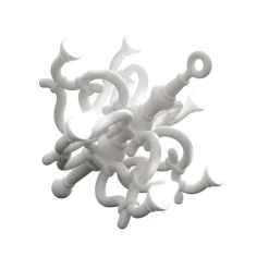 Qeeboo - Fallen Chandelier M - White - Qeeboo Chandelier by Studio Job - Lighting - Home - Avvenice