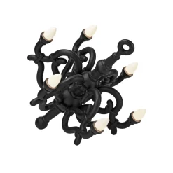 Qeeboo - Fallen Chandelier M - Black - Qeeboo Chandelier by Studio Job - Lighting - Home - Avvenice