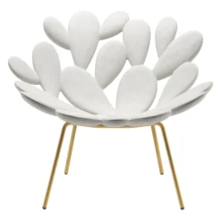 Qeeboo - Filicudi - White Brass - Qeeboo Chair by Stefano Giovannoni - Furniture - Home - Avvenice