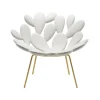 Qeeboo - Filicudi Armchair - White Brass - Qeeboo Armchair by Marcantonio - Furnishing - Home - Avvenice