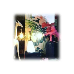 Qeeboo - Flash Rechargeable Lamp Metal Finish - Silver - Qeeboo Lamp by Studio Job - Lighting - Home - Avvenice