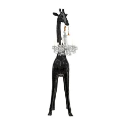 Qeeboo - Giraffe in Love M Outdoor - Black - Qeeboo Chandelier by Marcantonio - Lighting - Home - Avvenice