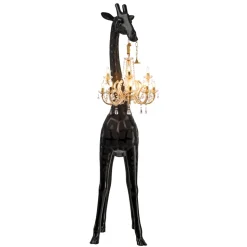 Qeeboo - Giraffe in Love M - Black - Qeeboo Chandelier by Marcantonio - Lighting - Home - Avvenice