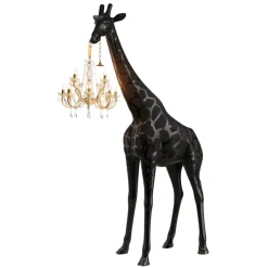 Qeeboo - Giraffe in Love M - Black - Qeeboo Chandelier by Marcantonio - Lighting - Home - Avvenice