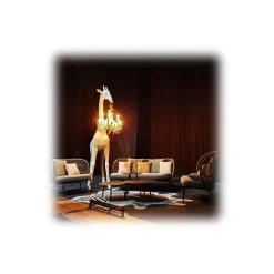 Qeeboo - Giraffe in Love M - Black - Qeeboo Chandelier by Marcantonio - Lighting - Home - Avvenice