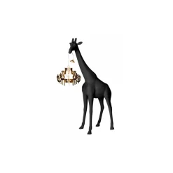 Qeeboo - Giraffe in Love XS - Black - Qeeboo Free Standing Lamp by Marcantonio - Lighting - Home - Avvenice
