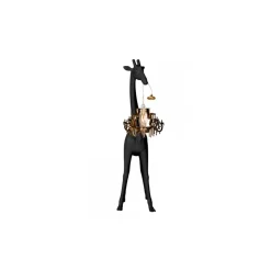 Qeeboo - Giraffe in Love XS - Black - Qeeboo Free Standing Lamp by Marcantonio - Lighting - Home - Avvenice