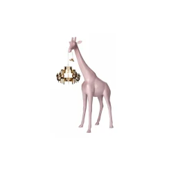 Qeeboo - Giraffe in Love XS - Dusty Rose - Qeeboo Free Standing Lamp by Marcantonio - Lighting - Home - Avvenice