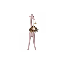 Qeeboo - Giraffe in Love XS - Dusty Rose - Qeeboo Free Standing Lamp by Marcantonio - Lighting - Home - Avvenice