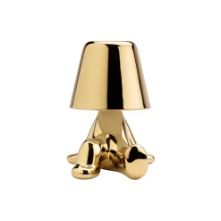 Qeeboo - Golden Brothers Bob - Gold - Qeeboo Chandelier by Stefano Giovannoni - Lighting - Home - Avvenice