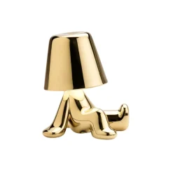 Qeeboo - Golden Brothers Bob - Gold - Qeeboo Chandelier by Stefano Giovannoni - Lighting - Home - Avvenice