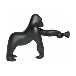 Qeeboo - Kong - Black - Qeeboo Free Standing Lamp by Stefano Giovannoni - Lighting - Home - Avvenice