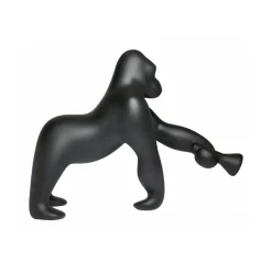 Qeeboo - Kong - Black - Qeeboo Free Standing Lamp by Stefano Giovannoni - Lighting - Home - Avvenice