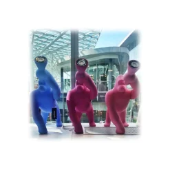 Qeeboo - Kong XS - Bright Pink - Qeeboo Free Standing Lamp by Stefano Giovannoni - Lighting - Home - Avvenice