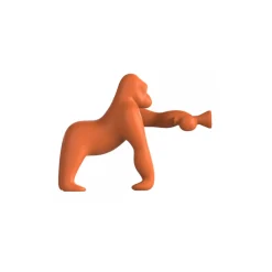 Qeeboo - Kong XS - Dark Orange - Qeeboo Free Standing Lamp by Stefano Giovannoni - Lighting - Home - Avvenice