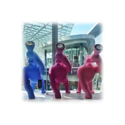 Qeeboo - Kong XS - Fuxia - Qeeboo Free Standing Lamp by Stefano Giovannoni - Lighting - Home - Avvenice