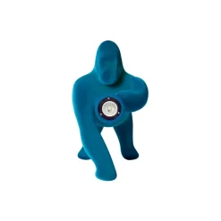 Qeeboo - Kong XS Velvet Finish - Light Blue - Qeeboo Free Standing Lamp by Stefano Giovannoni - Lighting - Home - Avvenice