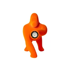 Qeeboo - Kong XS Velvet Finish - Orange - Qeeboo Free Standing Lamp by Stefano Giovannoni - Lighting - Home - Avvenice