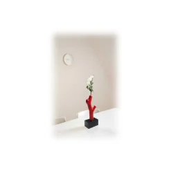 Qeeboo - Korall Vase - Black Red - Qeeboo Vase by Andrea Branzi - Furnishing - Home - Avvenice